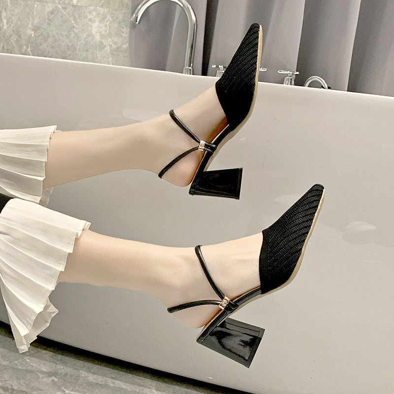 Half Slippers All-match Temperament Fairy Style Sandals Women