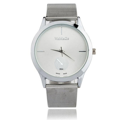 Fashion Alloy Belt Mesh Quartz Watch