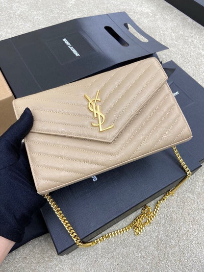 Bolso de hombro SL crema