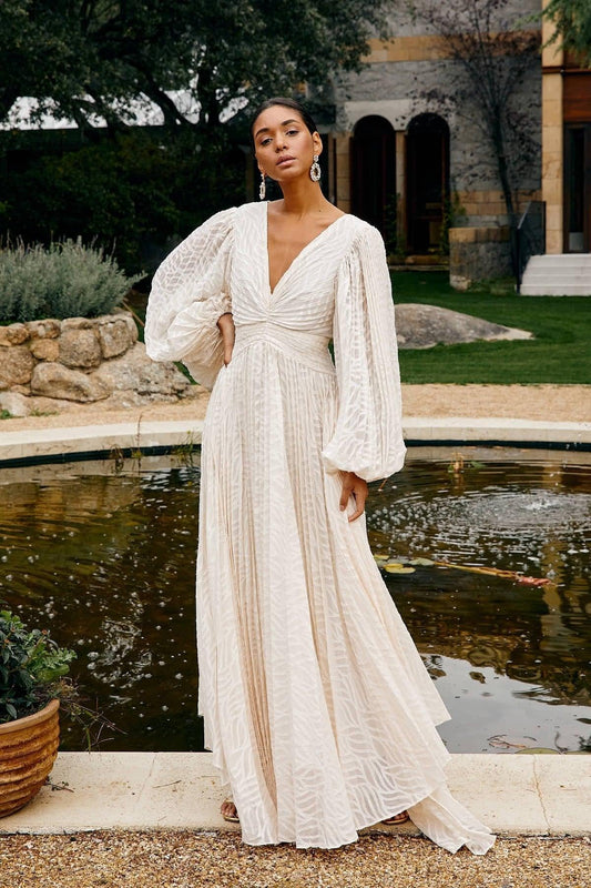 Allegory Elsa Cream Maxi Dress
