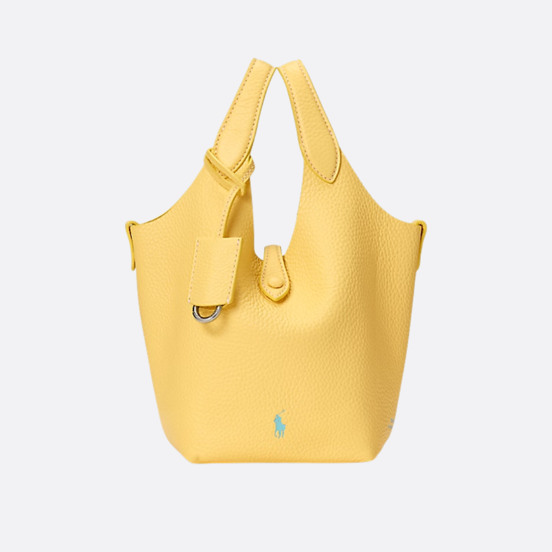 Polo Play Small Leder-Tote- und Crossbody-Tasche