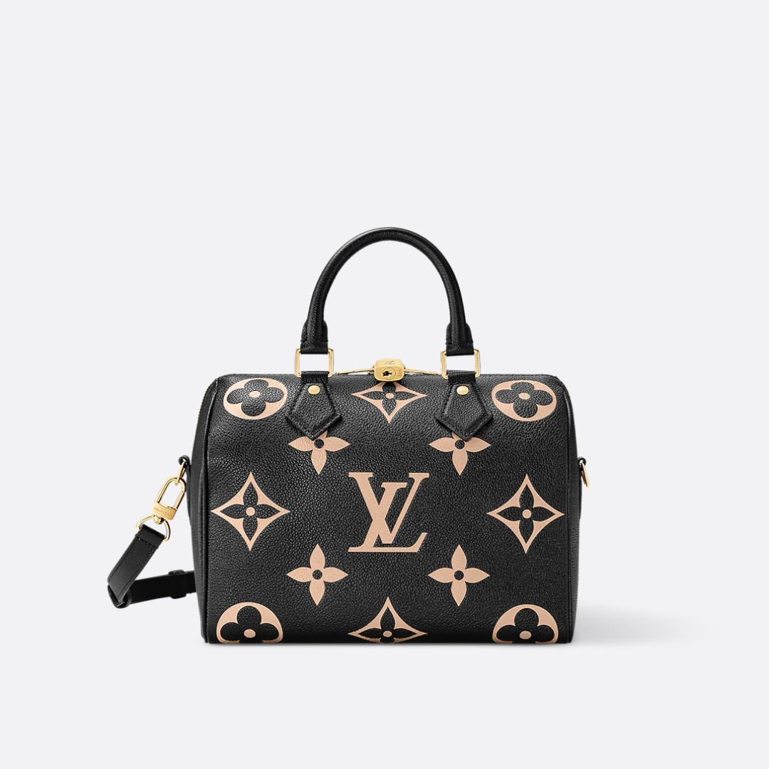 LV Speedy Bandoulière 25 Empreinte Bag Black
