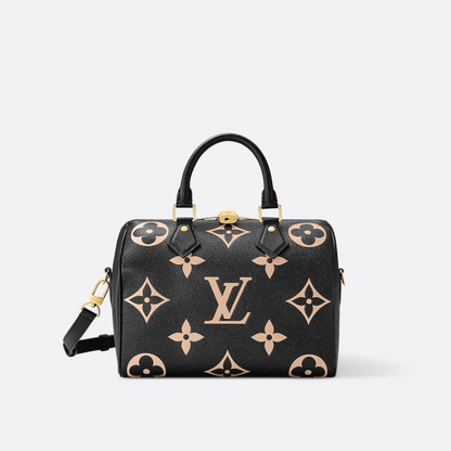 LV Speedy Bandoulière 25 Empreinte Bag Black