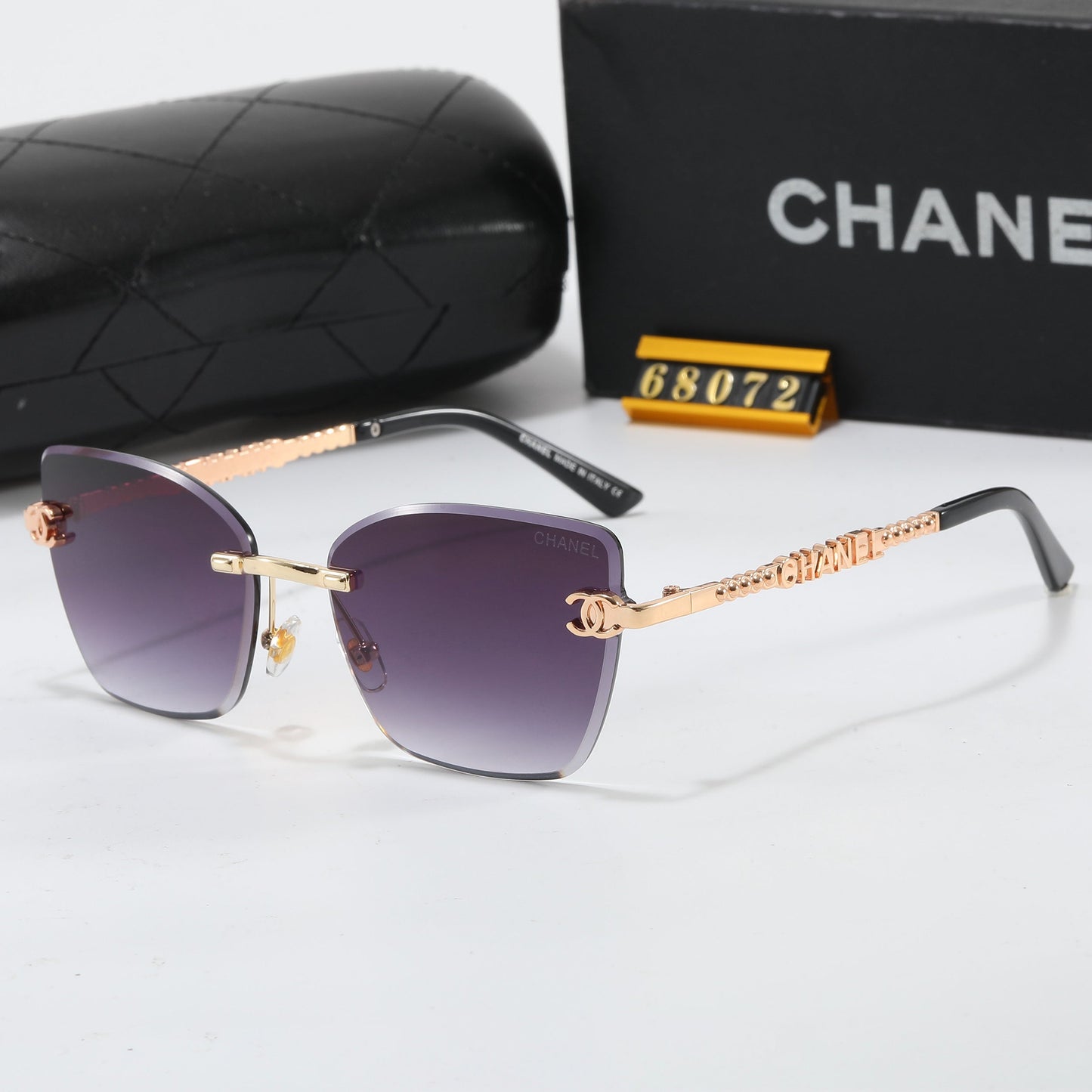 Rimless Shield Sunglasses