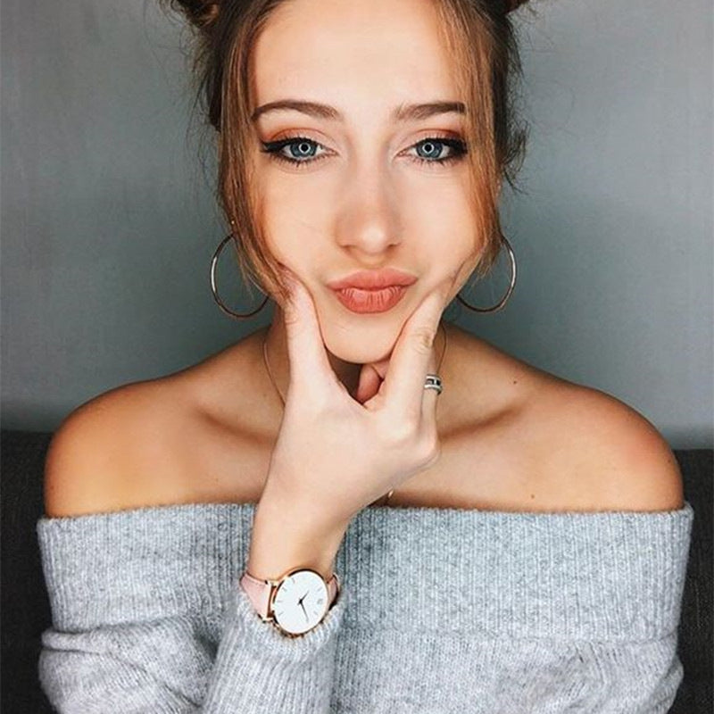 Frosty Women's Textile Strap Watch