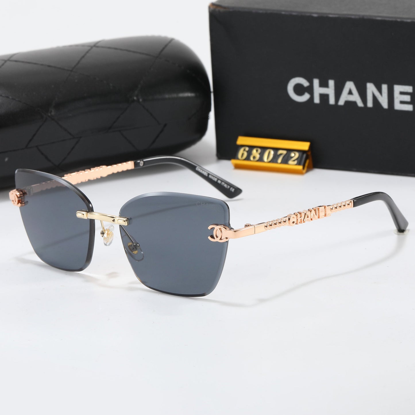 Rimless Shield Sunglasses