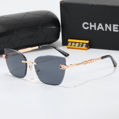 Rimless Shield Sunglasses