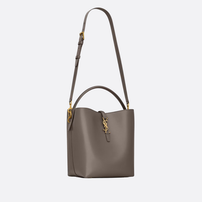 Sac seau SL Le 37 en cuir brillant