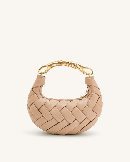 Bolso de mano Orla Weave - Almendra