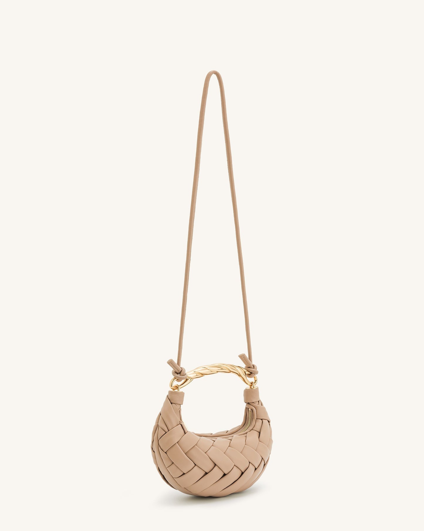 Bolso de mano Orla Weave - Almendra