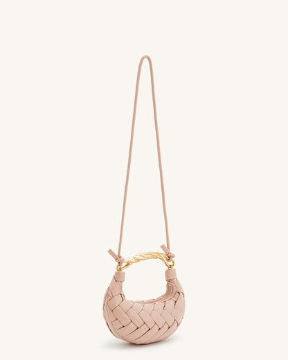 Bolso de mano Orla Weave - Rosa Beige