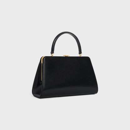 CL Borsa Antoinette media in pelle di vitello con finitura satinata