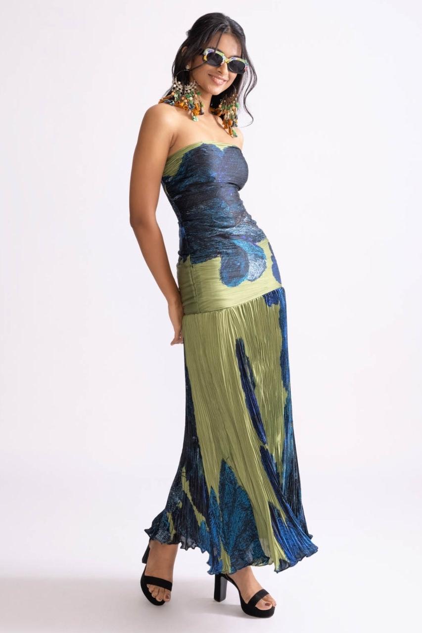 Vestido midi bandeau de Jennifer