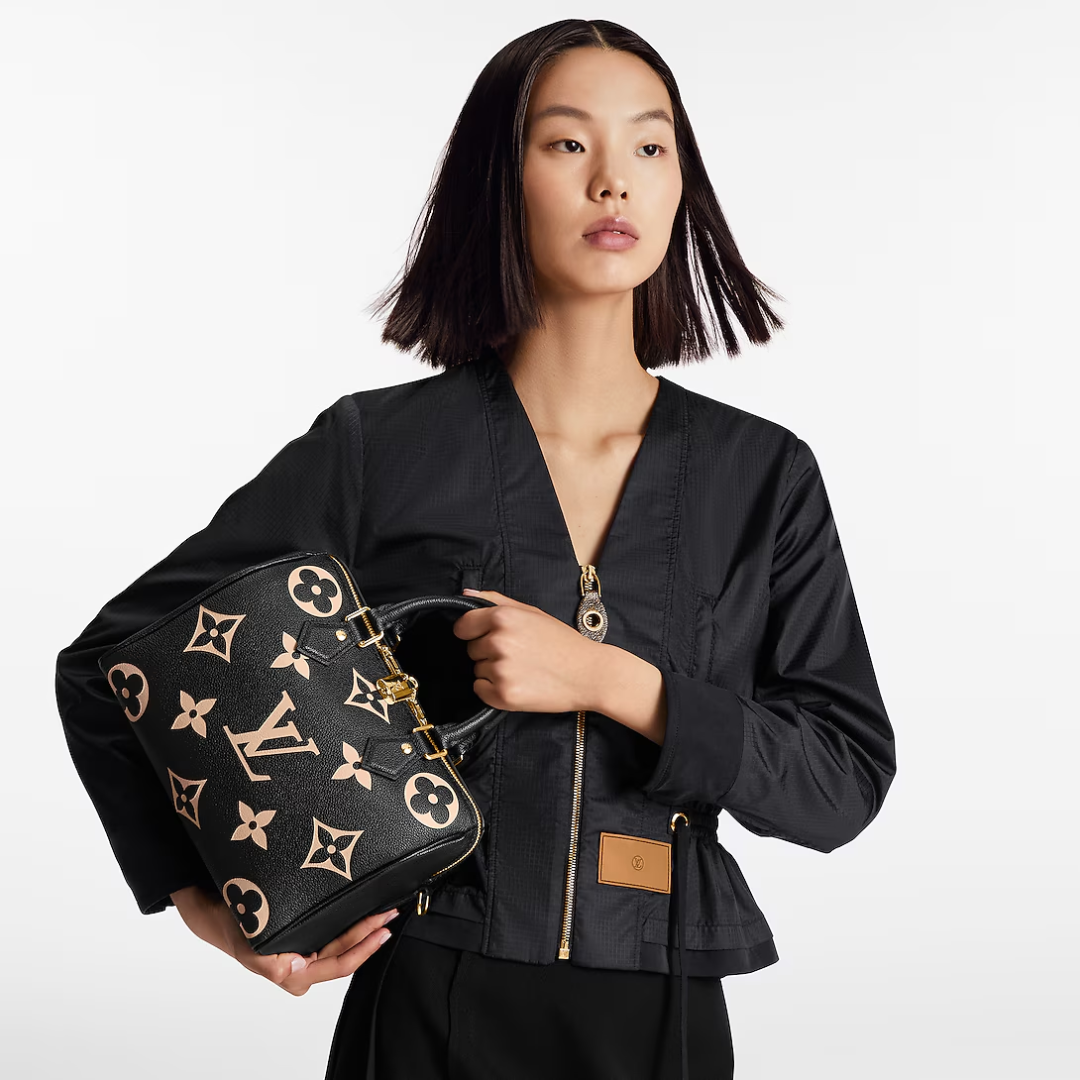 LV Speedy Bandoulière 25 Empreinte Bag Black