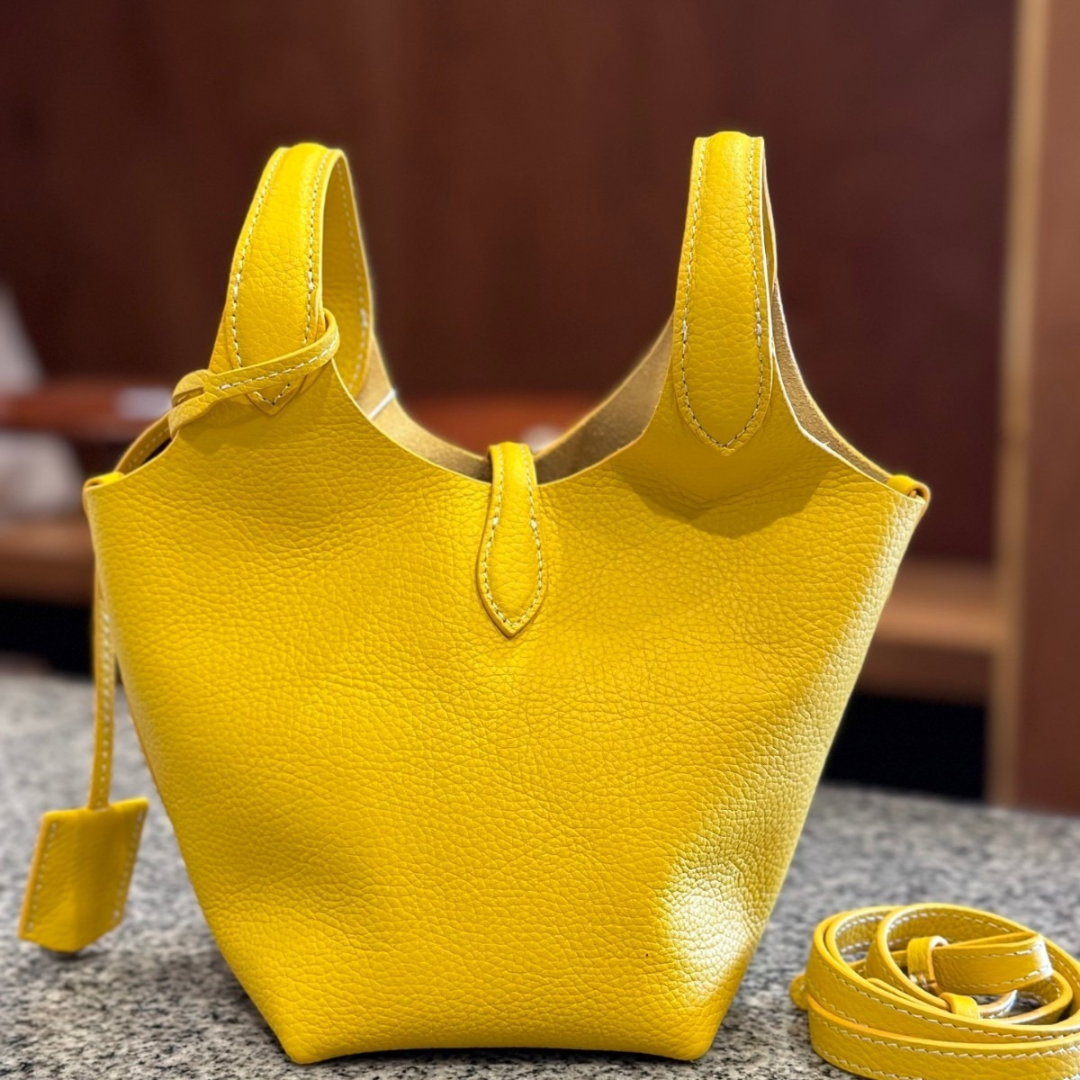Polo Play Small Leder-Tote- und Crossbody-Tasche
