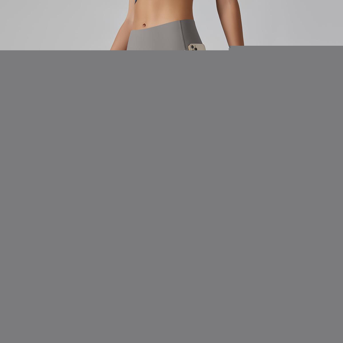 High-strength Skinny Yoga High Waist Belly Contracting Sports Quick-drying Fitness Pants