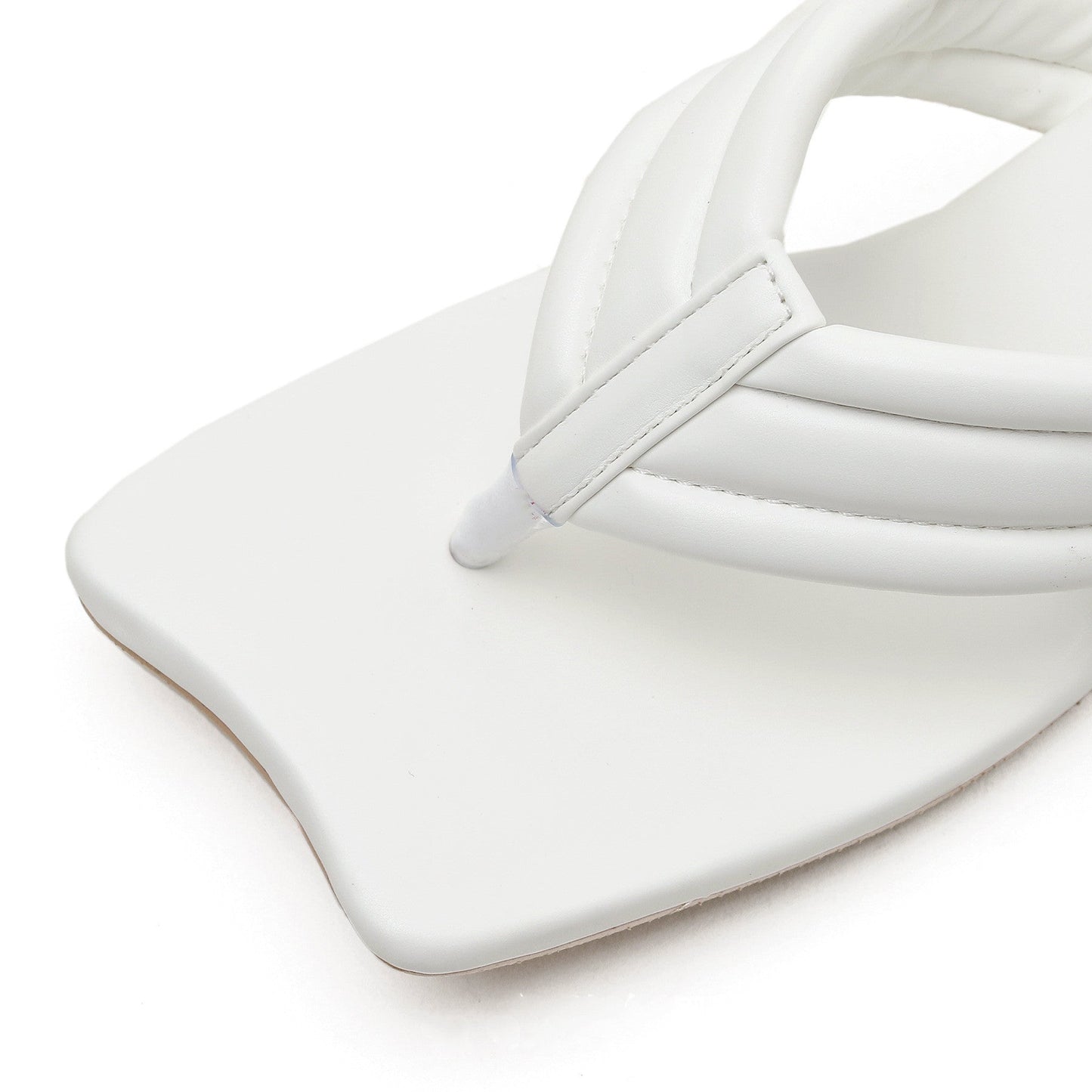 Women Wear High-heeled Sandals And Slippers Outside Summer