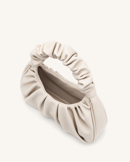 Bolso Hobo Gabbi Fruncido - Marfil