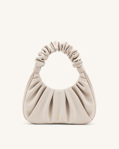 Bolso Hobo Gabbi Fruncido - Marfil