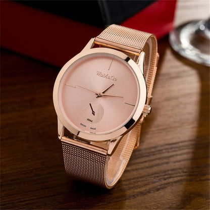 Fashion Alloy Belt Mesh Quartz Watch