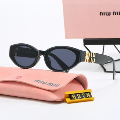 Óculos de Sol Oval Luxuosos