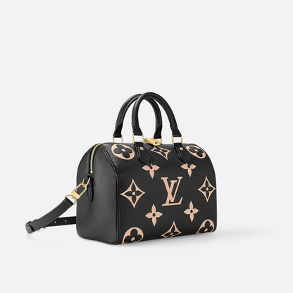 LV Speedy Bandoulière 25 Empreinte Bag Black