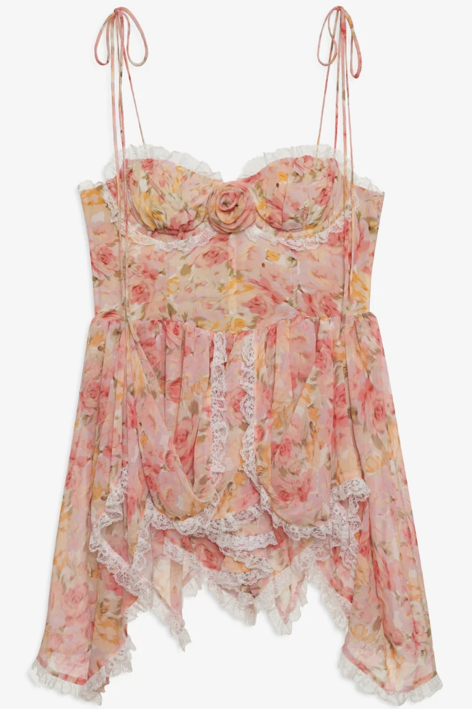 Asymmetrisches Minikleid Elea