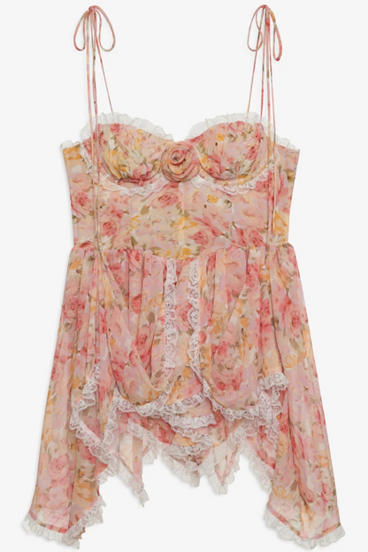 Asymmetrisches Minikleid Elea