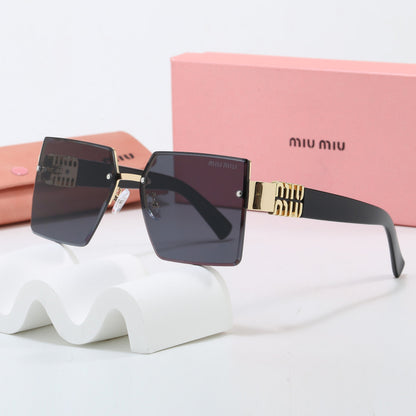 Square Rimless Sunglasses