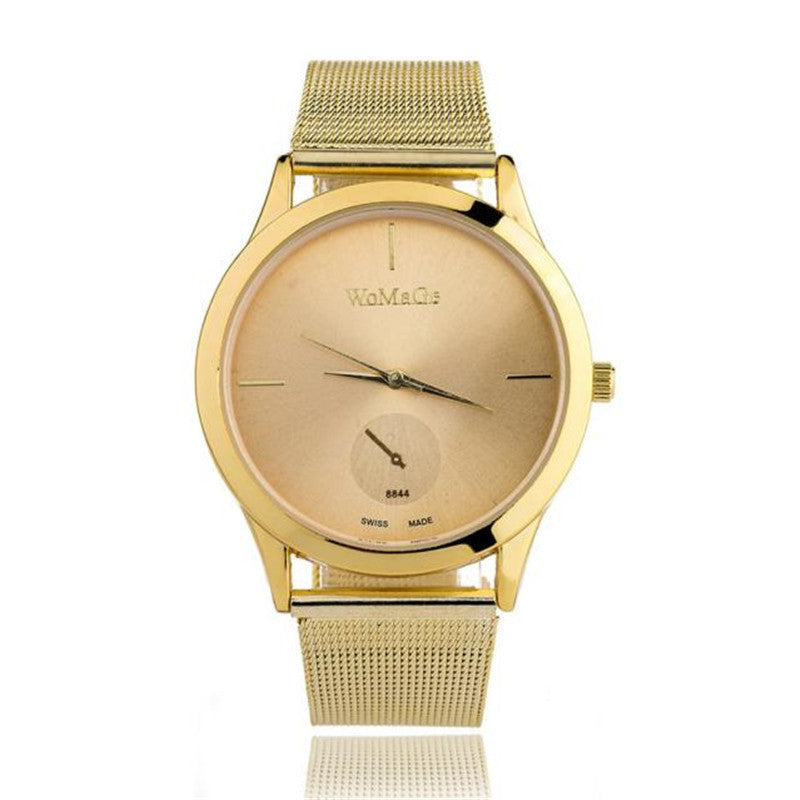 Fashion Alloy Belt Mesh Quartz Watch