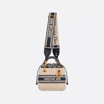 DR Lady Dior Handbag Made Of Rattan