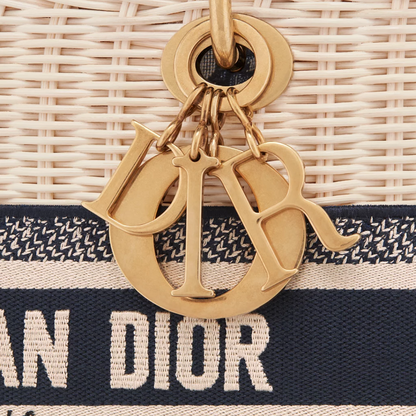DR Lady Dior Handbag Made Of Rattan