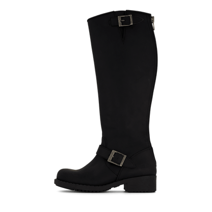 High Zip Back Black/Silver