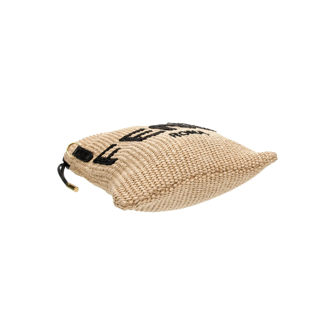 Borsa a mano piccola in rafia FD