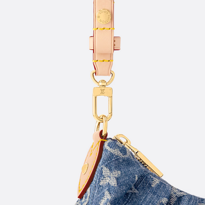 Borsa a mano LV in denim Monogram