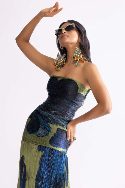 Vestido midi bandeau de Jennifer