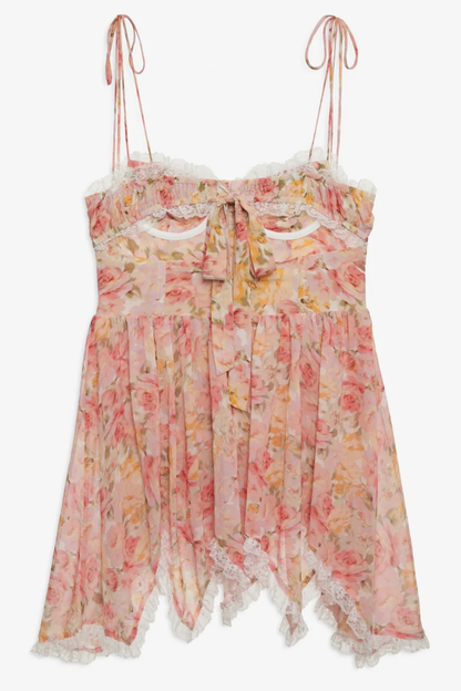 Asymmetrisches Minikleid Elea