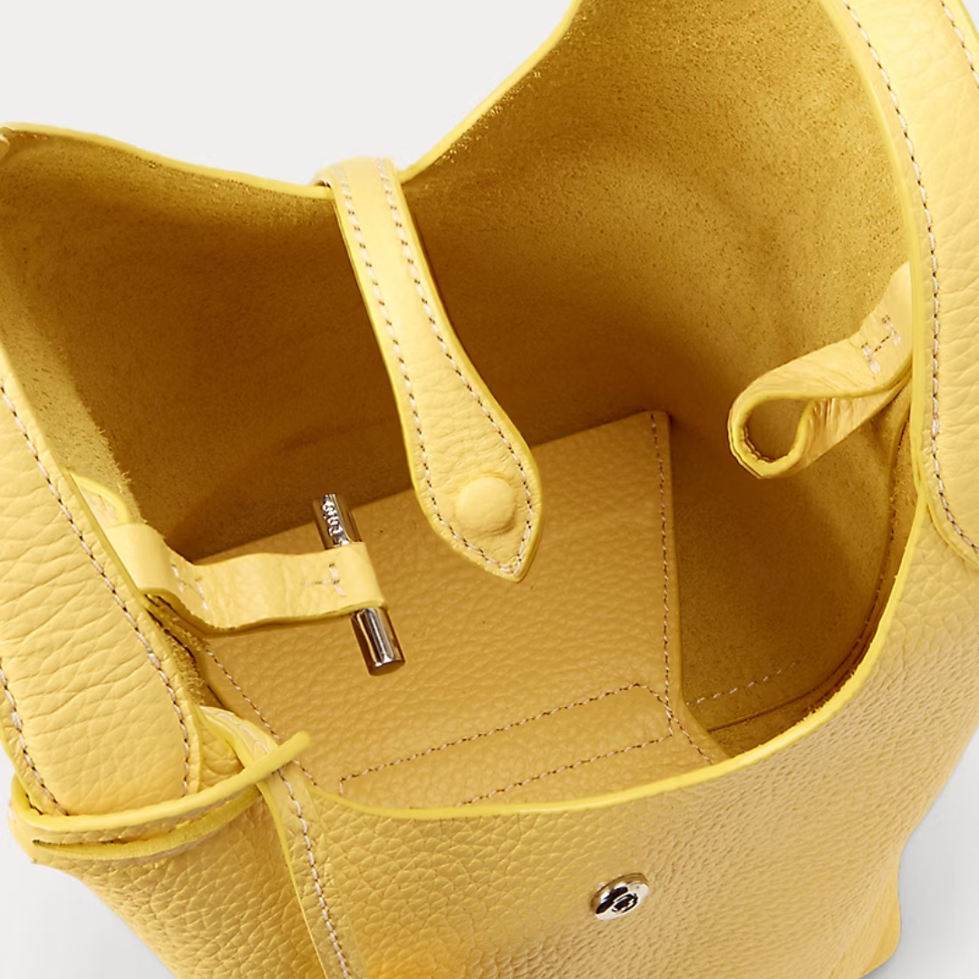 Polo Play Small Leder-Tote- und Crossbody-Tasche