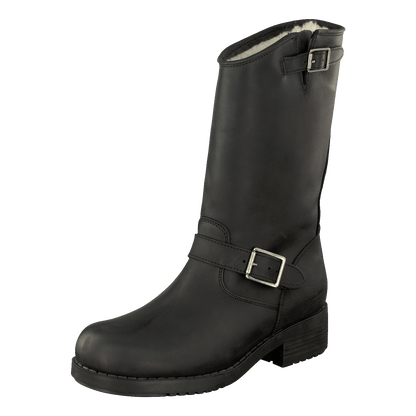 Mid Boot Warm lining Black/Silver