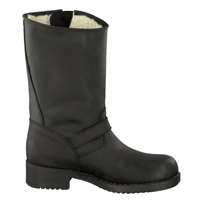 Mid Boot Warm lining Black/Silver