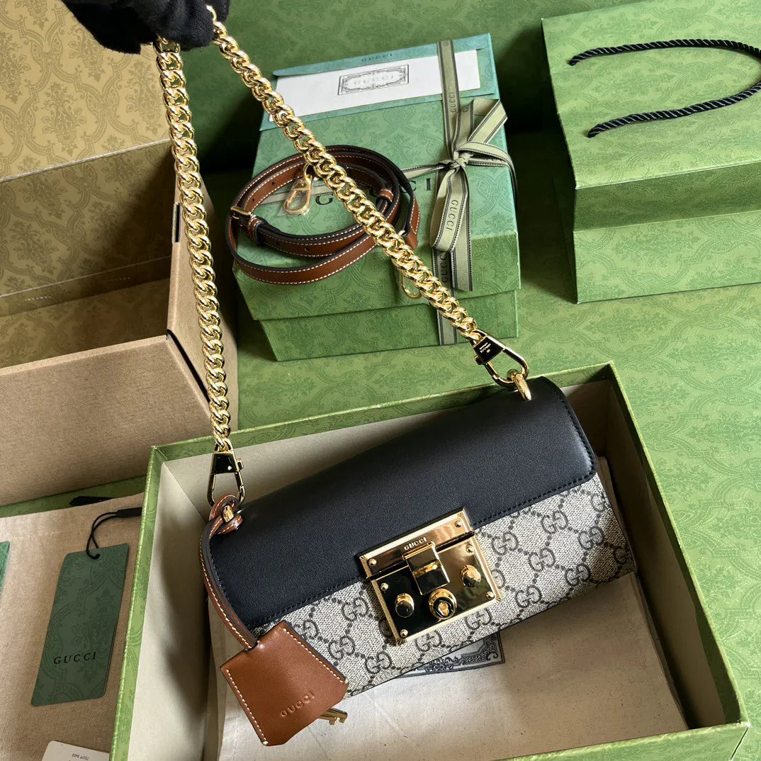 Bolso de hombro mediano GC Padlock