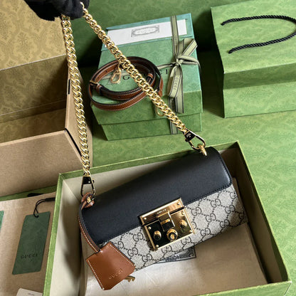 Bolso de hombro mediano GC Padlock