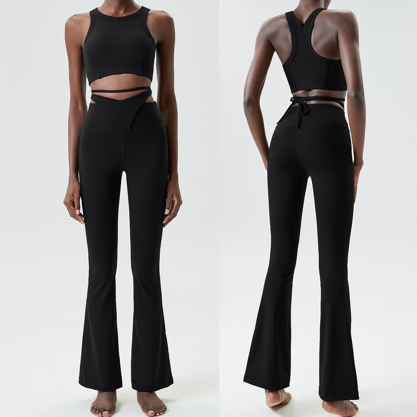 Traje de yoga personalizado de moda para mujer