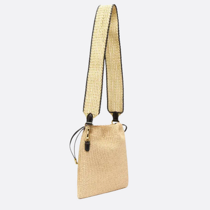 Borsa a mano piccola in rafia FD