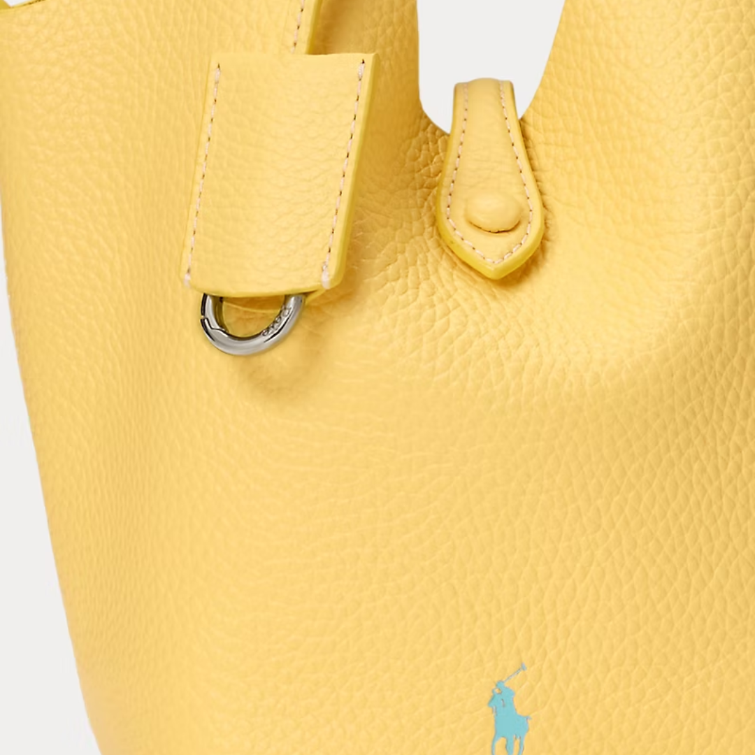 Polo Play Small Leder-Tote- und Crossbody-Tasche