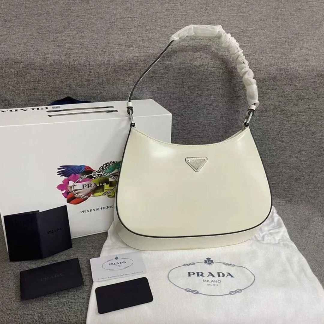 PRD Cleo Schultertasche aus gebürstetem Leder