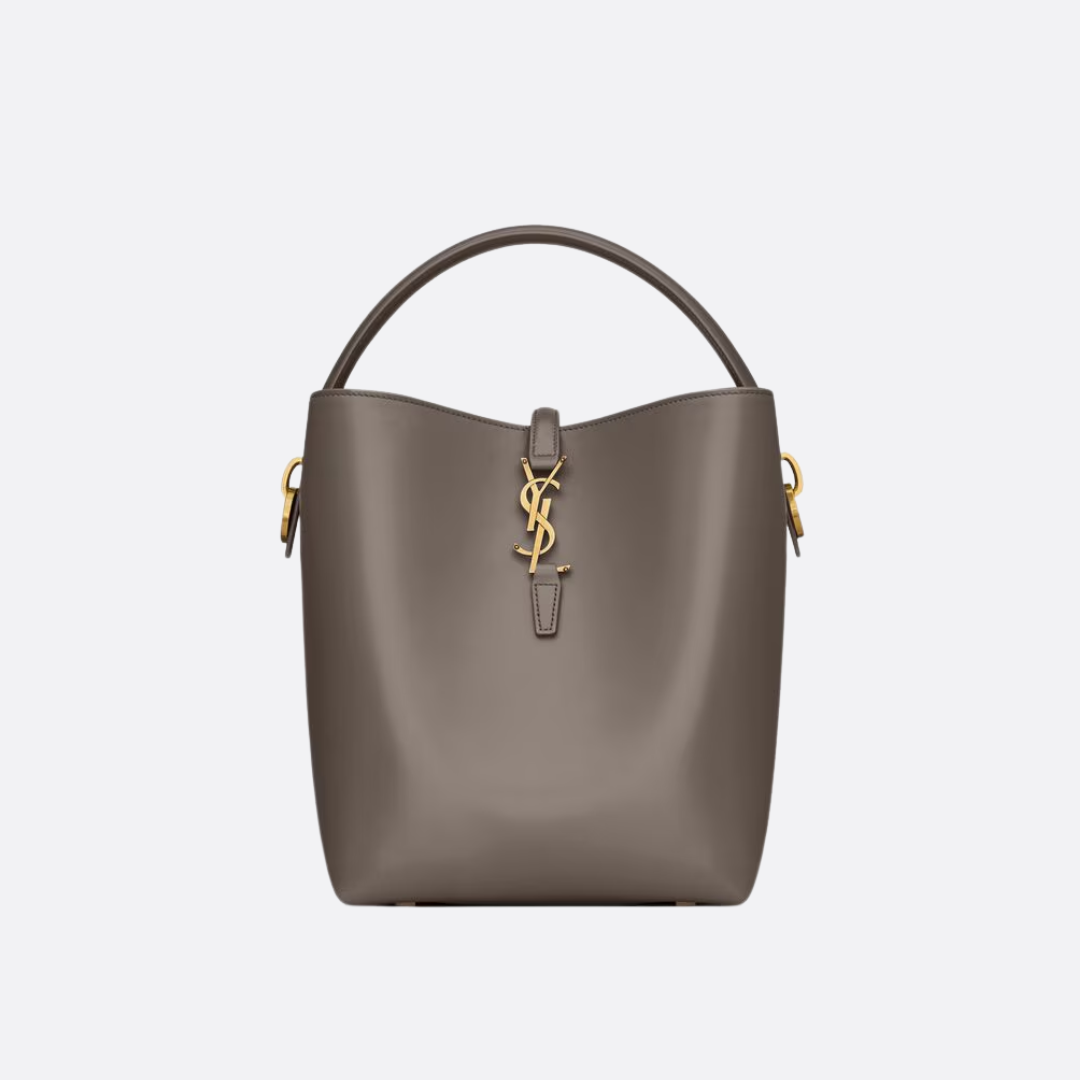 Sac seau SL Le 37 en cuir brillant