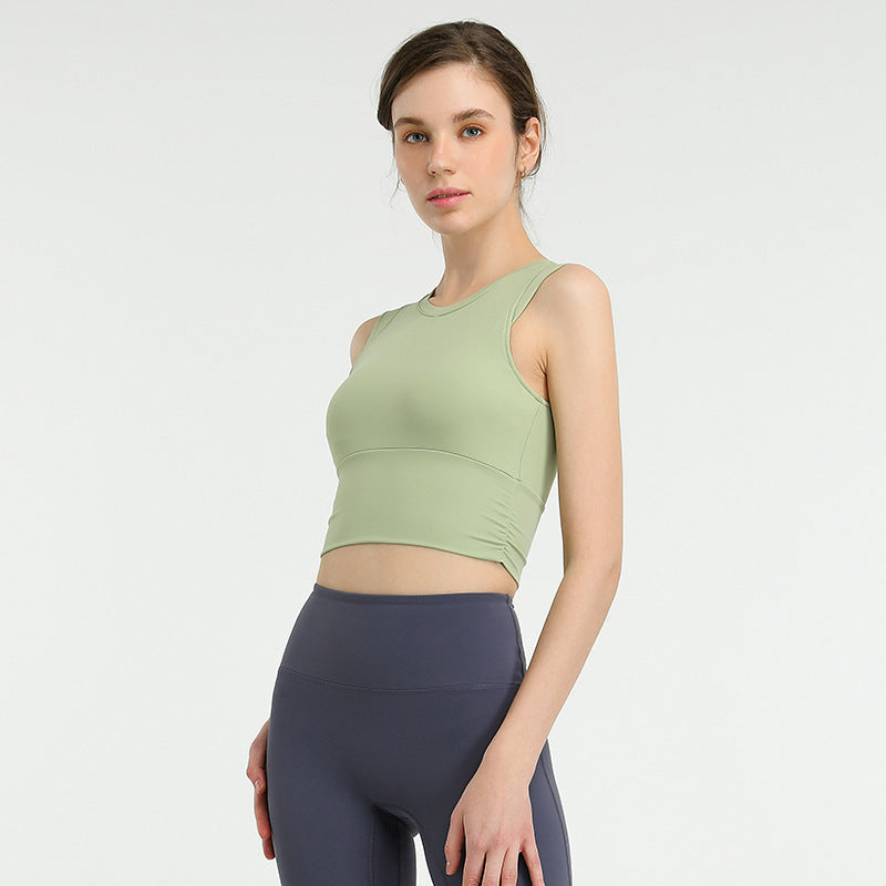 Nueva ropa de yoga para mujer, resistente a golpes, para reuniones deportivas y correr.