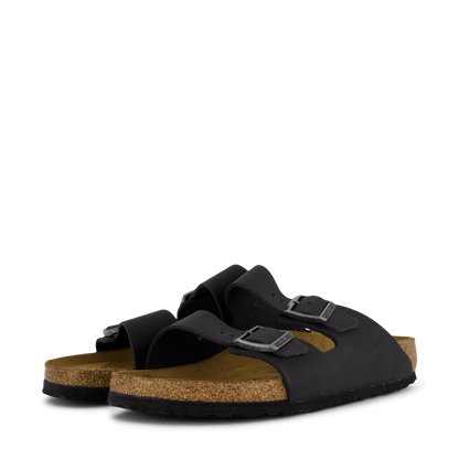 Arizona Soft Footbed Narrow Black Oiled Leather