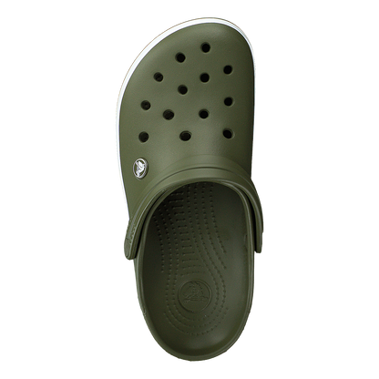 Crocband Army Green/white